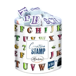 kreativ-Briefmarken-Alphabet-crayonne