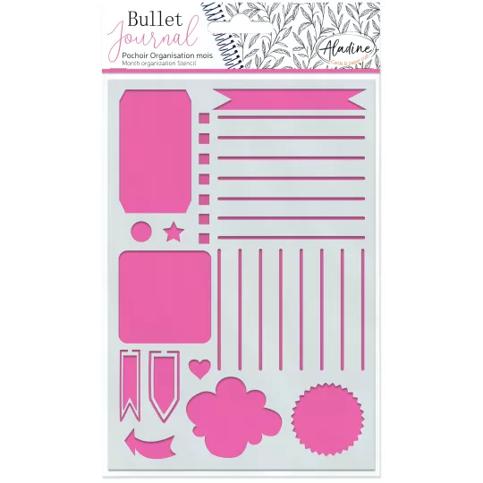 bullet-journal-pochoir-organisation-mois