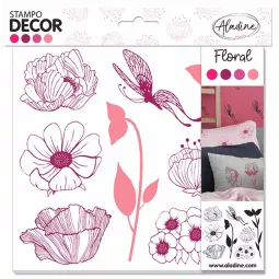 tampon-decor-floral