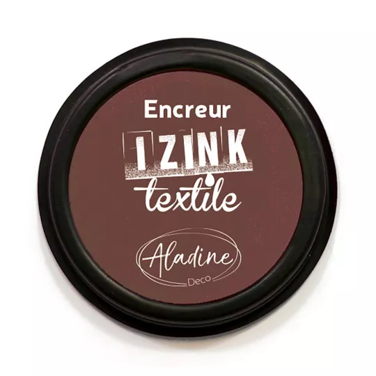 encreur-izink-textile-marron-wood