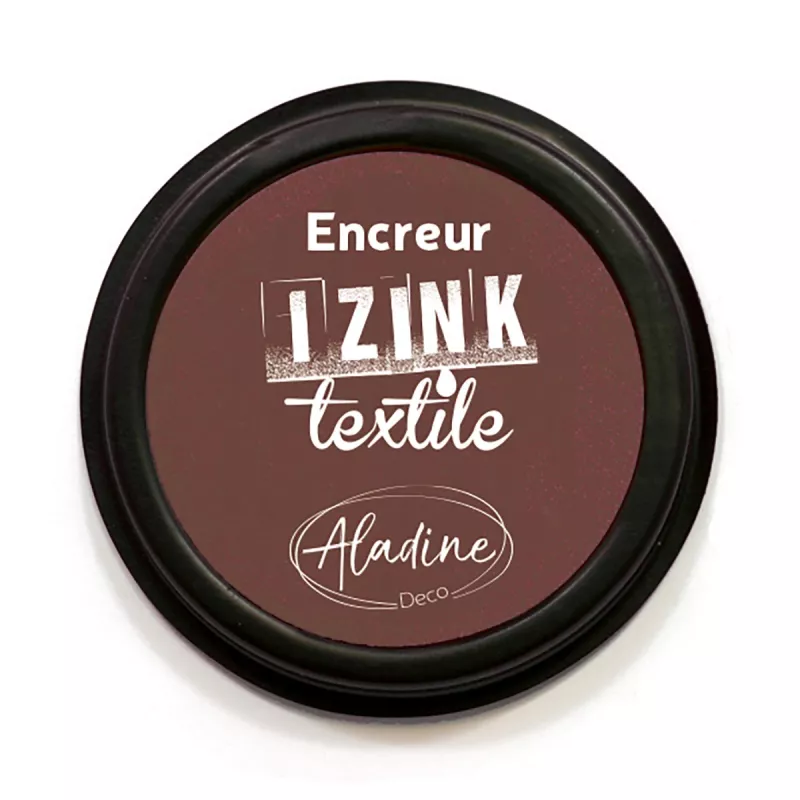 encreur-izink-textile-marron-wood