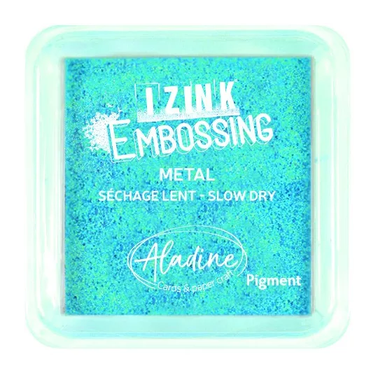 encreur-izink-embossing-m-light-blue-metal