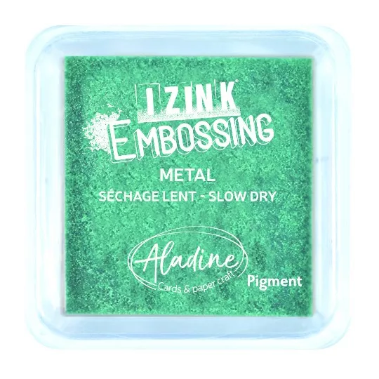 encreur-izink-embossing-m-green-metal