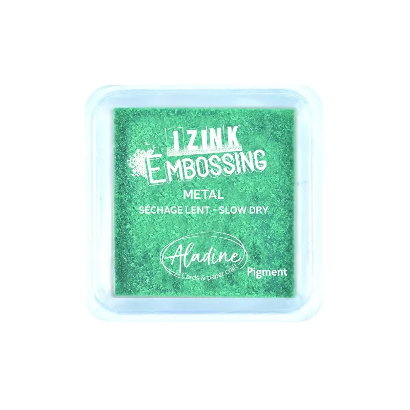 encreur-izink-embossing-m-green-metal