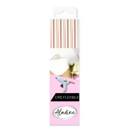 pack-4-Sticks-Wachs-flexible-Round-weiß-Perle