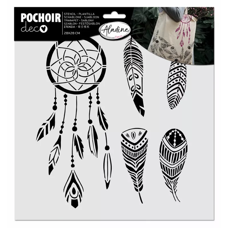 pochoir-deco-plume