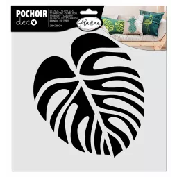 pochoir-deco-feuille-tropicale