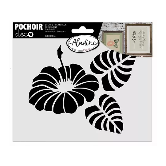 pochoir-deco-fleur-tropicale-20x15-cm