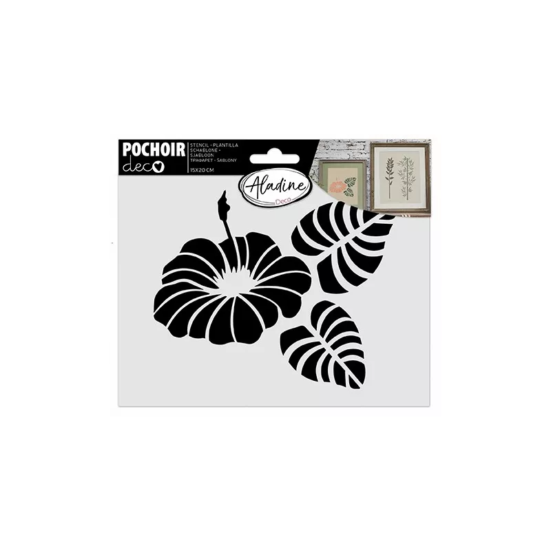 pochoir-deco-fleur-tropicale-20x15-cm