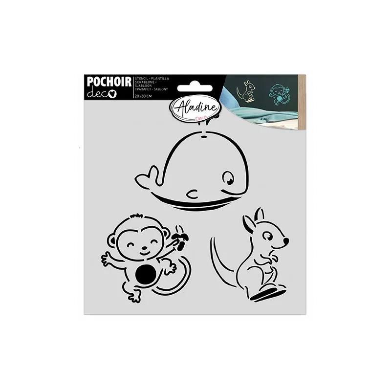 pochoir-deco-bebes-animaux-20x20-cm