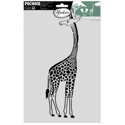 stencil-Deco-, giraffa 20x30 pollici