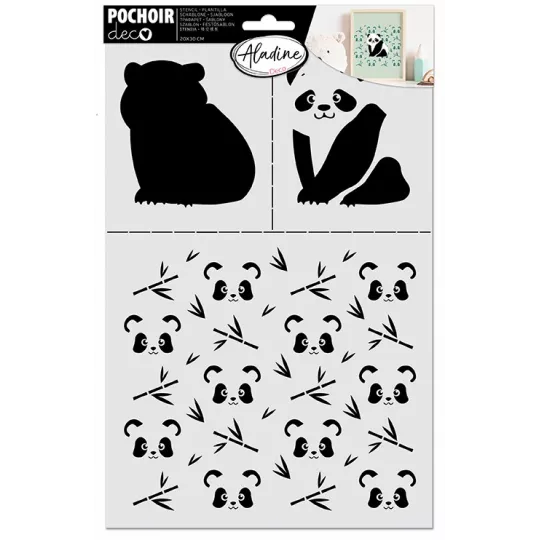 pochoir-deco-panda
