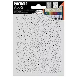 schablone-Deco-carterie-Konfetti