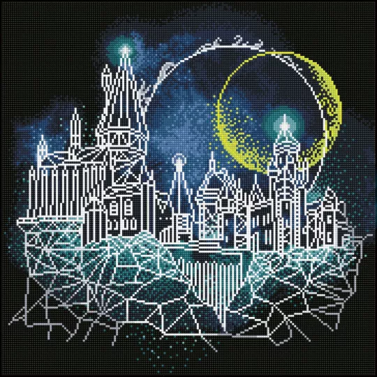 diamond-dotz-harry-potter-clair-de-lune-a -poudlard-51.5x51.5-cm
