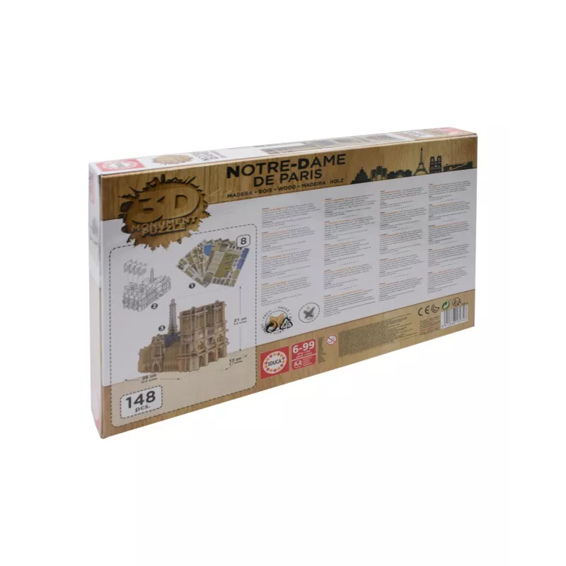 3D-monumento-jigsaw notre-dame de paris