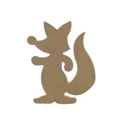 stück-en-Holz-Fox-Spaß-12x15-Zoll