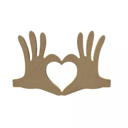 piece-en-legno-Heart-in-a mano 16x11 pollici