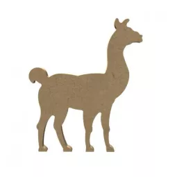 stück-en-Wood Lama-12x14-Zoll