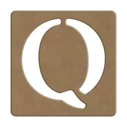 lettera-en-legno in stile-Scrabble-q-10x10 pollici-spessore-6 mm-