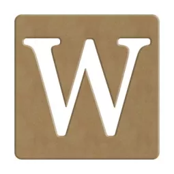 lettera-en-legno in stile-Scrabble-w-10x10 pollici-spessore-6 mm-