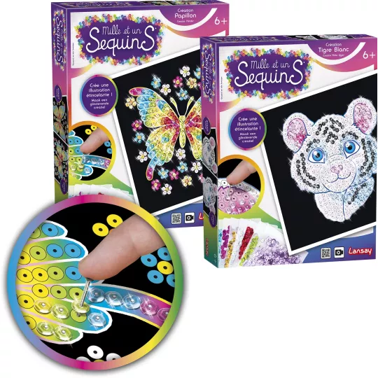 1001-sequins-papillon-et-tigre-blanc-assortis