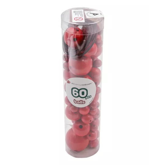 tube-de-perles-60-pcs-billes-rouge-6-tailles