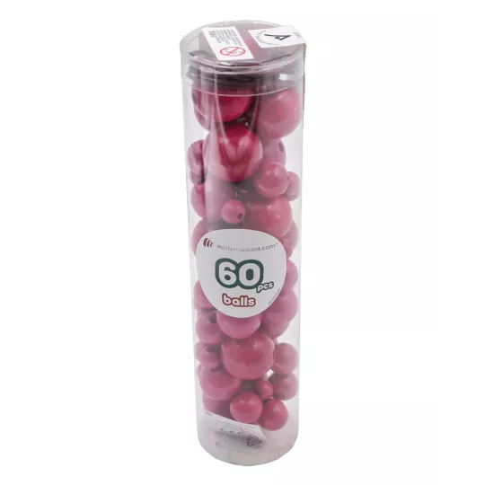 tube-de-perles-60-pcs-billes-fuschia-6-tailles