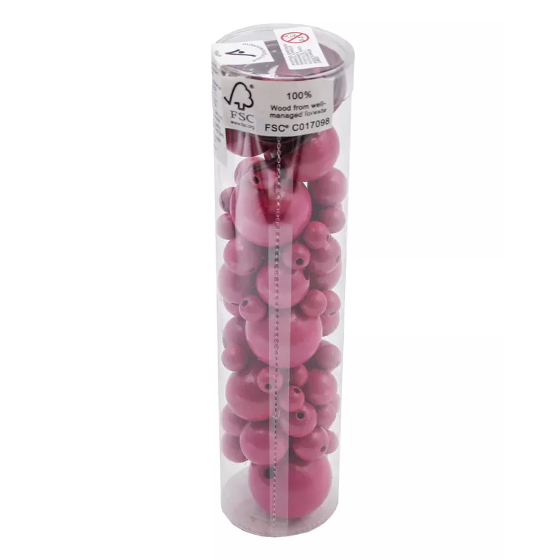 tube-de-perles-60-pcs-billes-fuschia-6-tailles