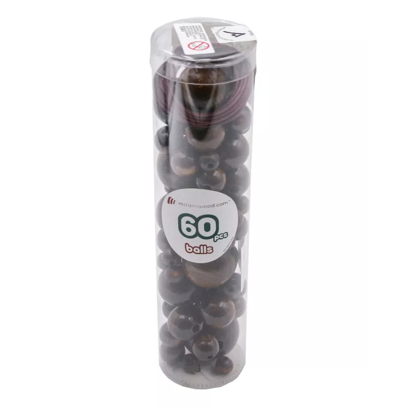 tube-de-perles-60-pcs-billes-marron-6-tailles