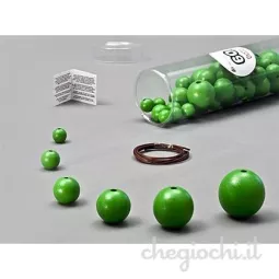 rohr-of-Perle-60-PCs-Ball-Grün-6-Größen