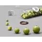 rohr-of-Perle-60-PCs-Ball-Erbse-Grün-6-Größen