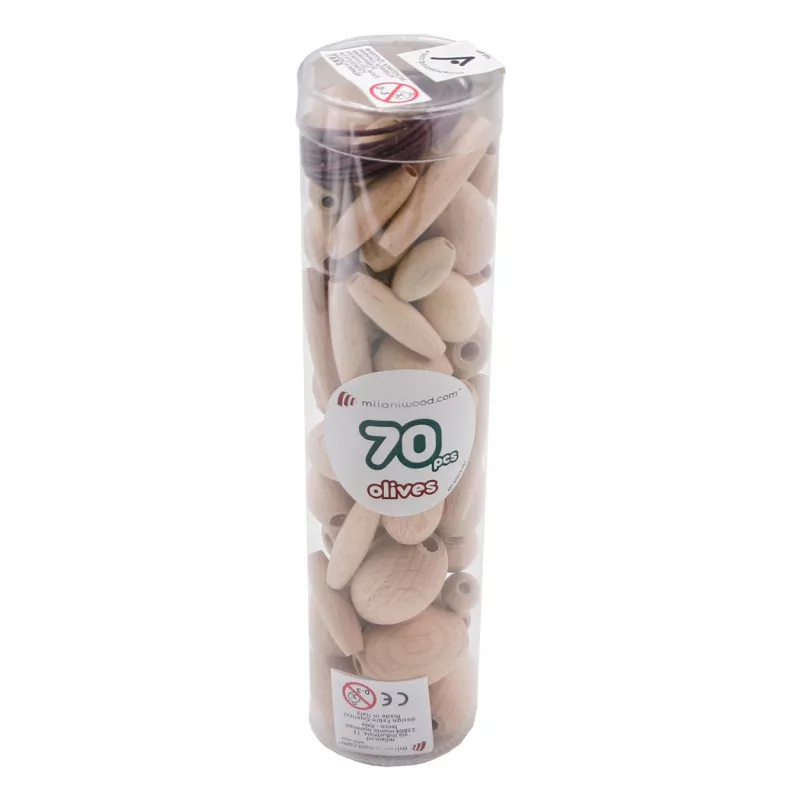 tube-de-perles-70-pcs-olives-brut-6-formes