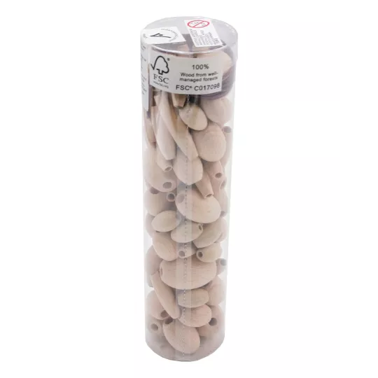 tube-de-perles-70-pcs-olives-brut-6-formes