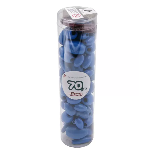 tube-de-perles-70-pcs-olives-bleu-6-formes