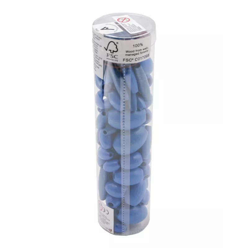 tube-de-perles-70-pcs-olives-bleu-6-formes
