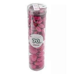 rohr-of-Perle-70-PCs-Oliven-fuschia-6-Formen