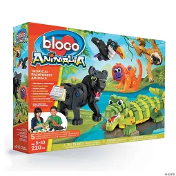 bloco-les-animaux-de-la-foret-tropicale