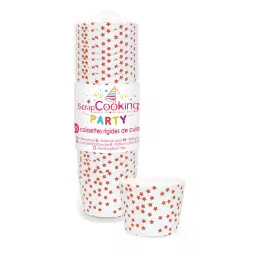 , 25 scatole-De-cottura-star-rosso