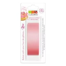 nastro satinato-rosa-4 pollici-x-2-metri