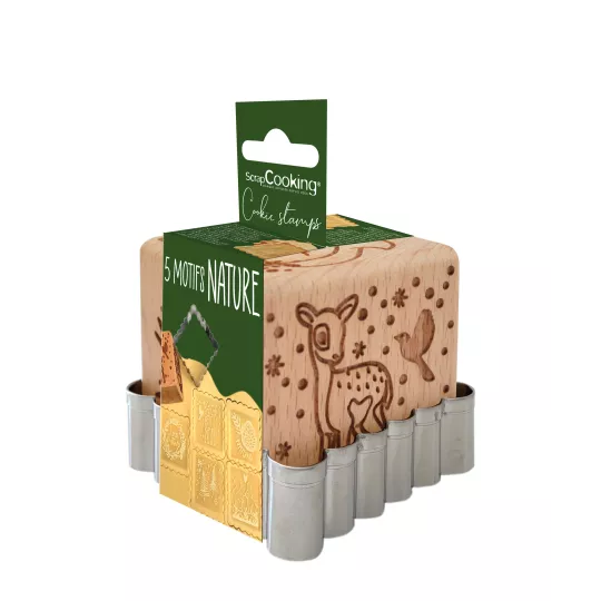 tampon-biscuit-bois-foret-enchantee-+-decoupoir