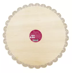 flachbild-Round-Spitze-Holz-diam-29-Zoll