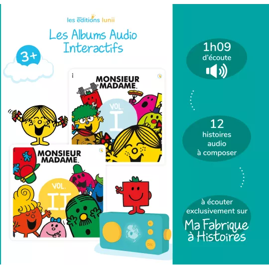 lunii-album Audio-Interactive-Pack Duo-MR-MRS