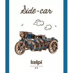 beiwagen-Muster-Blau