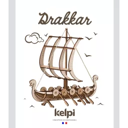 wikingerboot-Muster-weiß