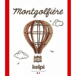 heißluftballonmuster rot