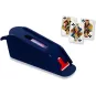 sabot-porte-cartes-bois-laque-bleu-+-6-jeux-cartes-poker-black-jack