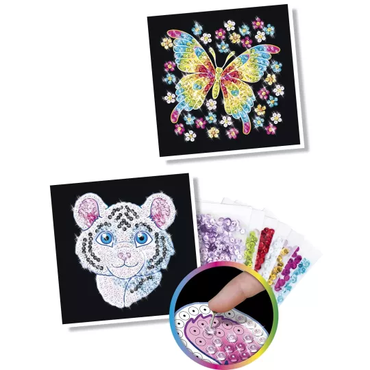 1001-sequins-papillon-et-tigre-blanc-assortis