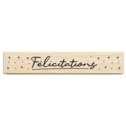 puffer-Holz-Glückwünsche