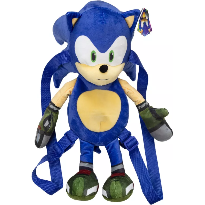 SONIC - PELUCHE SAC A DOS 30CM