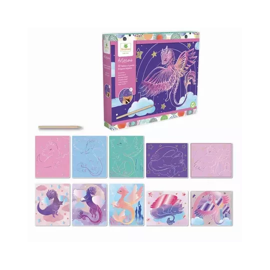 Artissimo GM Scratch Art Carino Draghi (FR-de-IT)